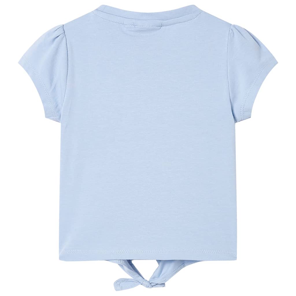 T-shirt til børn str. 128 blå