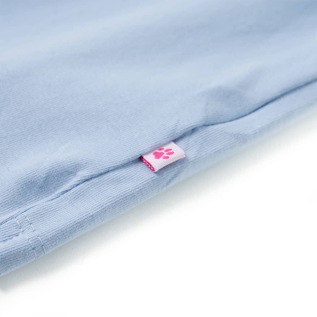T-shirt til børn str. 128 blå
