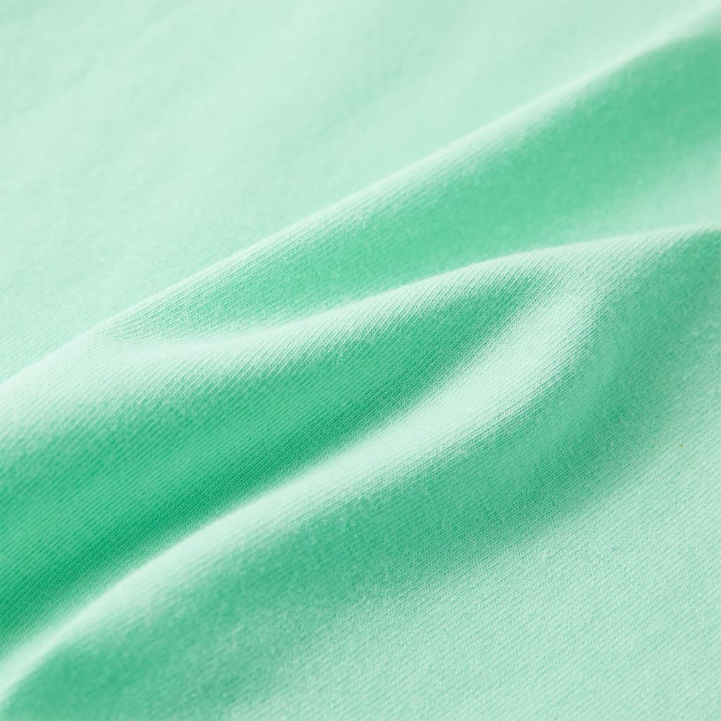 T-shirt til børn str. 104 lysegrøn