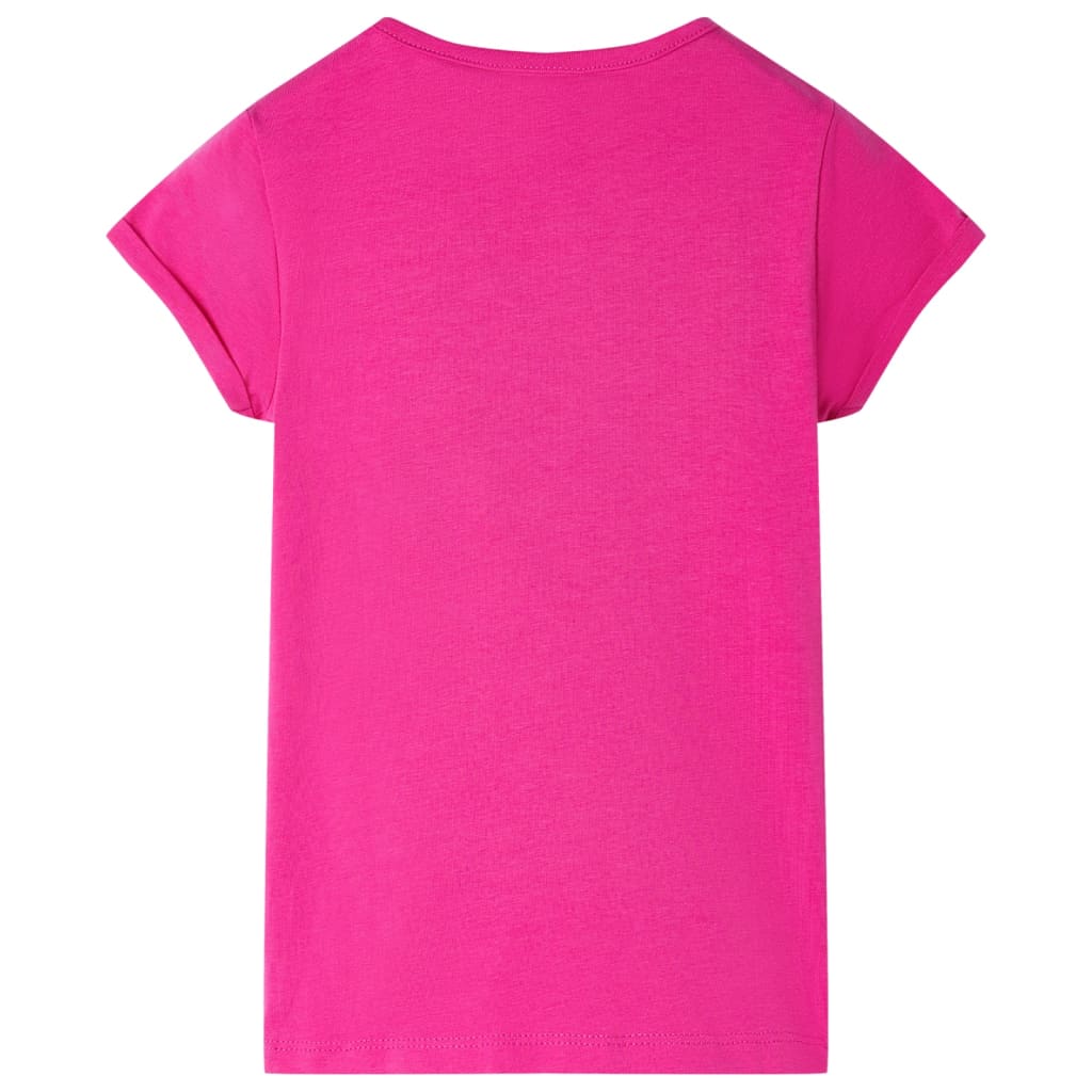 T-shirt til børn str. 116 pink