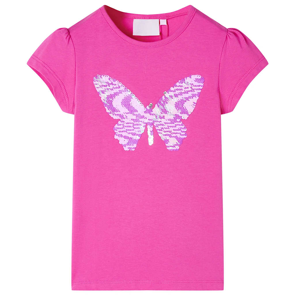 T-shirt til børn str. 104 pink
