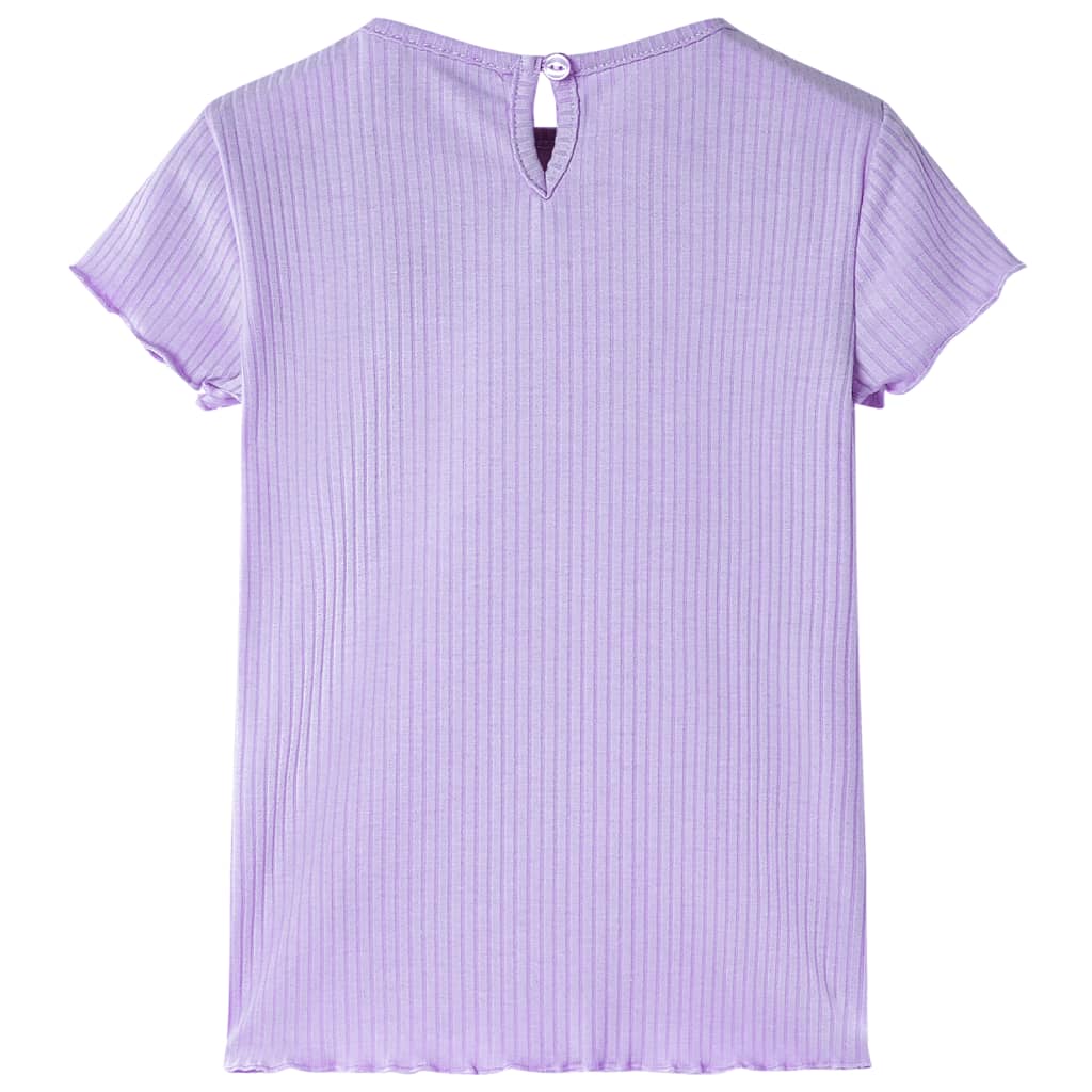 T-shirt til børn str. 104 lilla