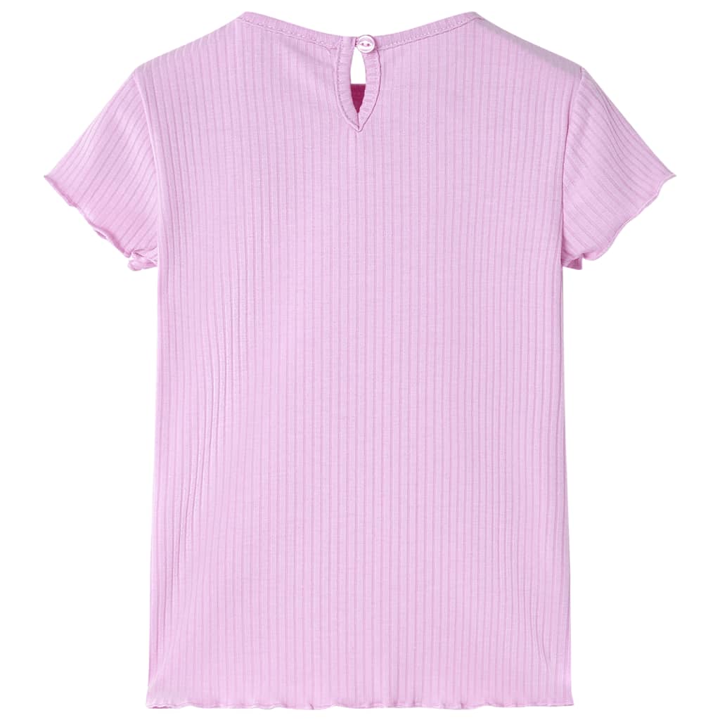 T-shirt til børn str. 116 lyserød