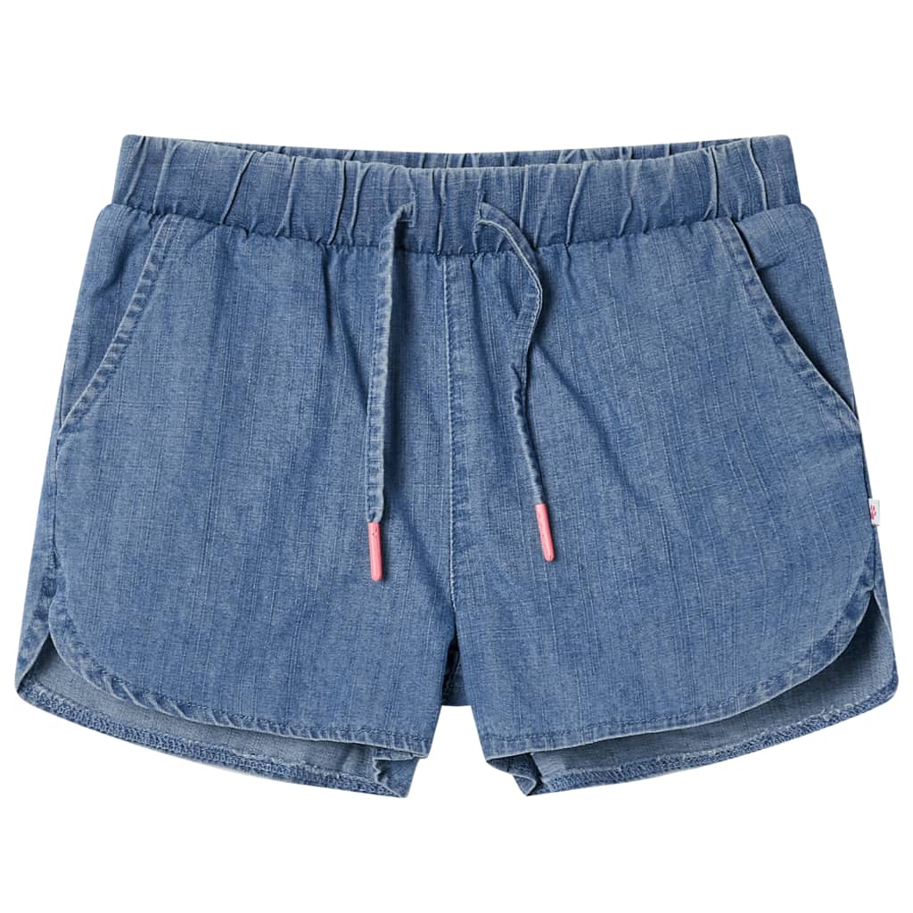 Shorts til børn str. 128 denimblå