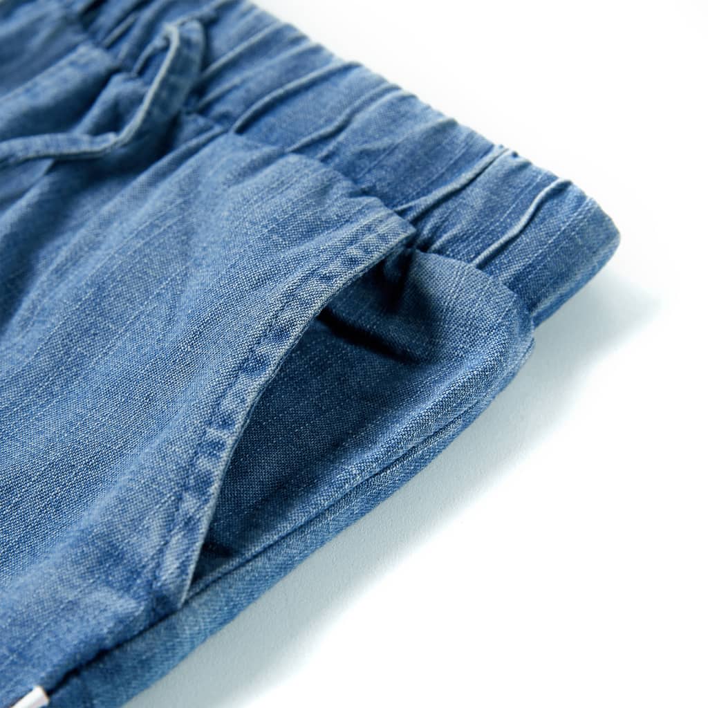 Shorts til børn str. 128 denimblå