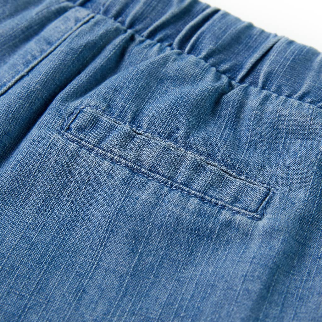 Shorts til børn str. 128 denimblå