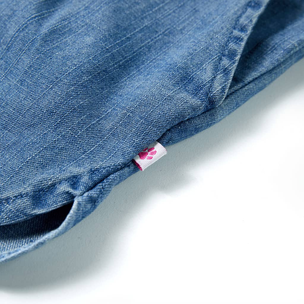 Shorts til børn str. 128 denimblå