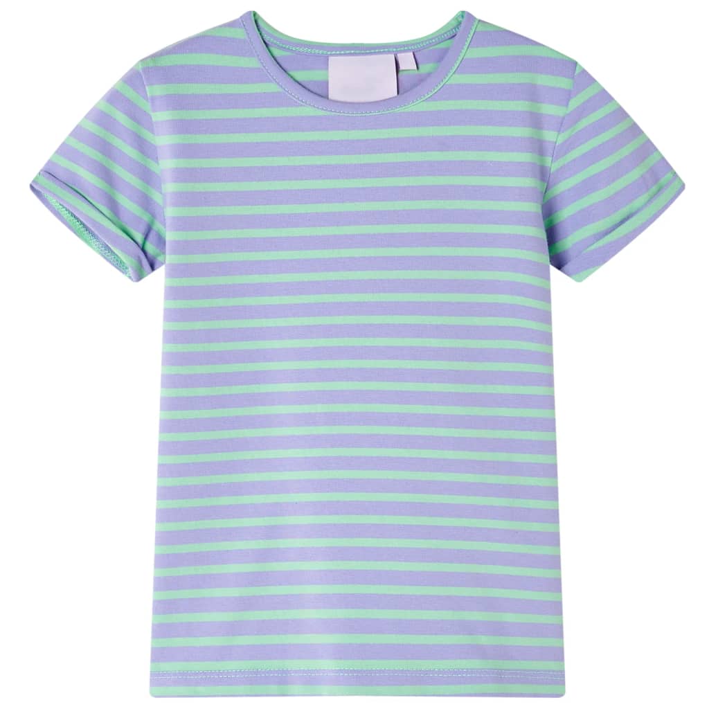 T-shirt til børn str. 116 mintgrøn