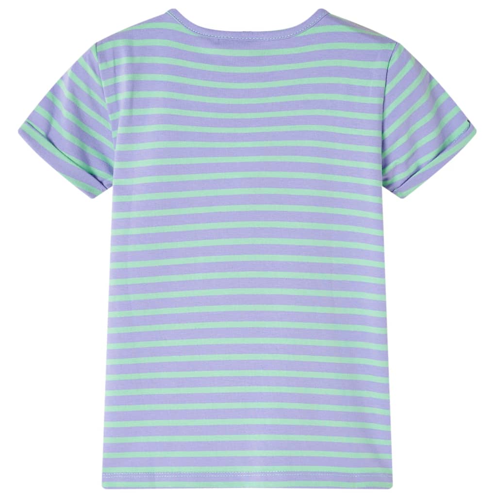 T-shirt til børn str. 116 mintgrøn