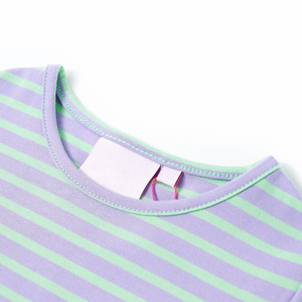 T-shirt til børn str. 116 mintgrøn