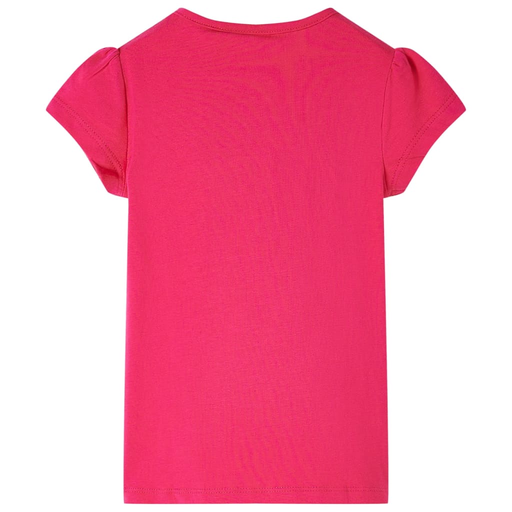 T-shirt til børn str. 128 pink
