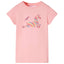 T-shirt til børn str. 104 lyserød