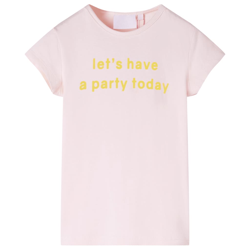 T-shirt til børn str. 140 lyserød