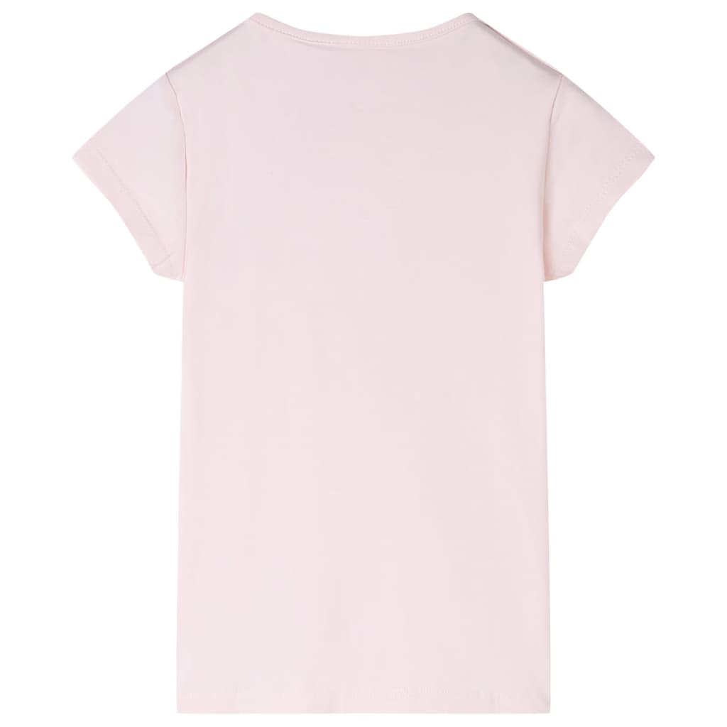 T-shirt til børn str. 140 lyserød