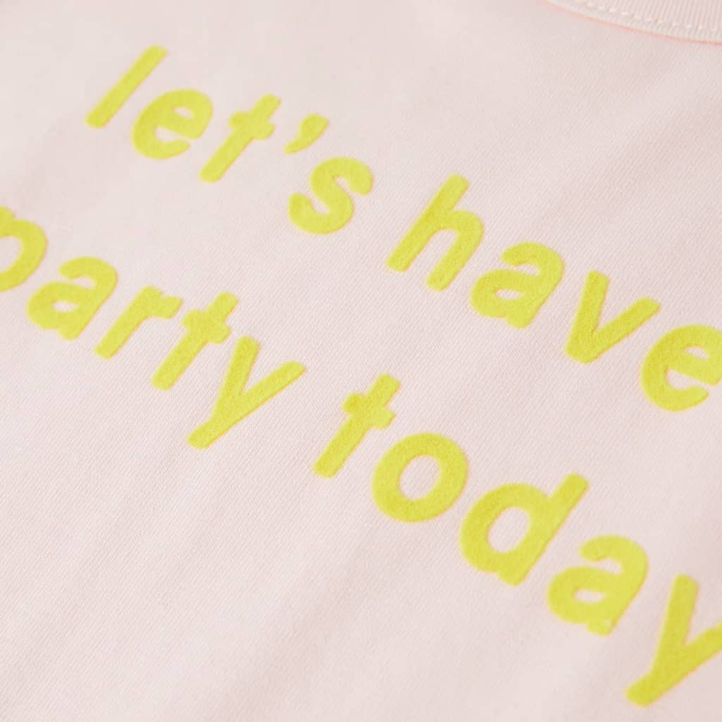 T-shirt til børn str. 140 lyserød