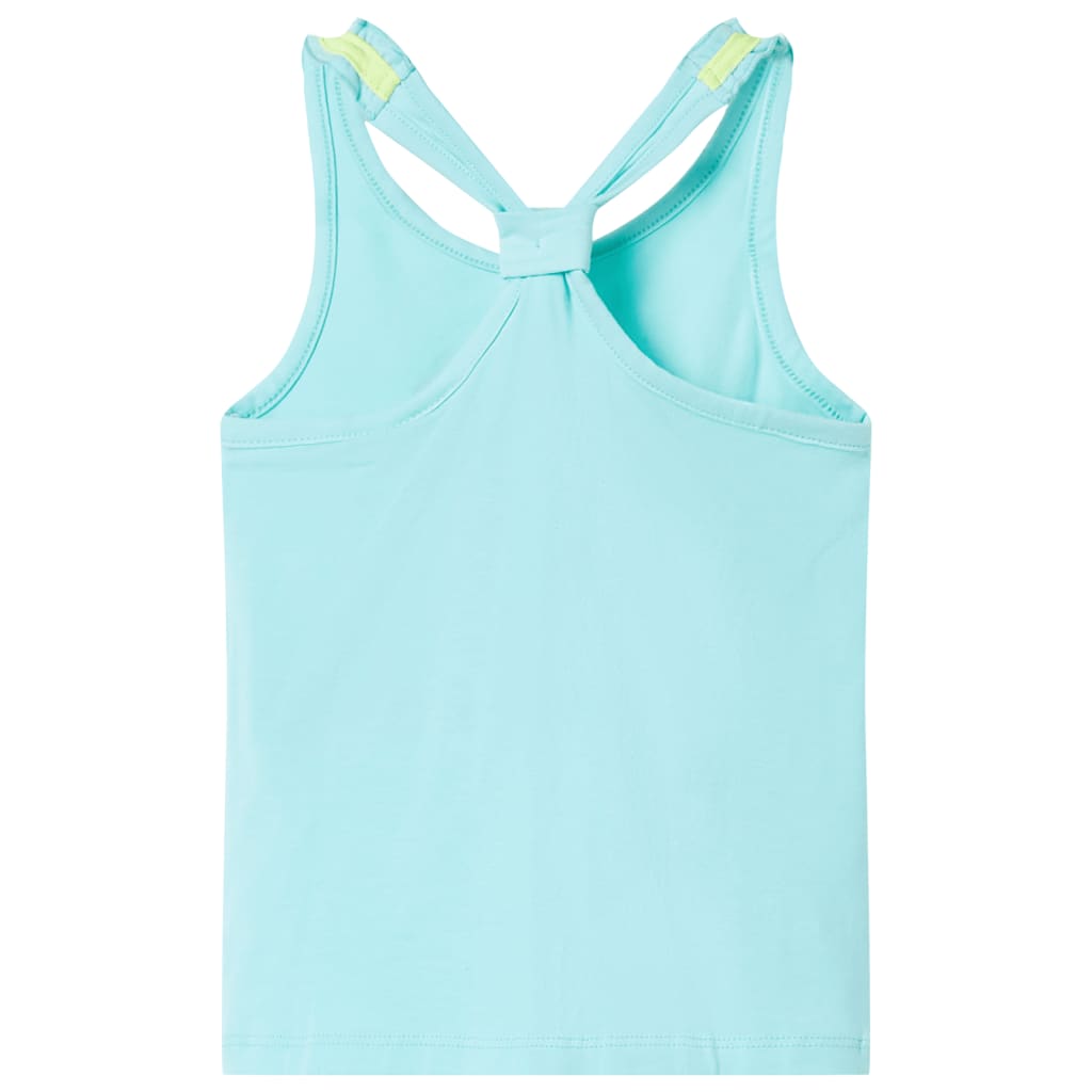 Tanktop til børn str. 116 lys mintgrøn