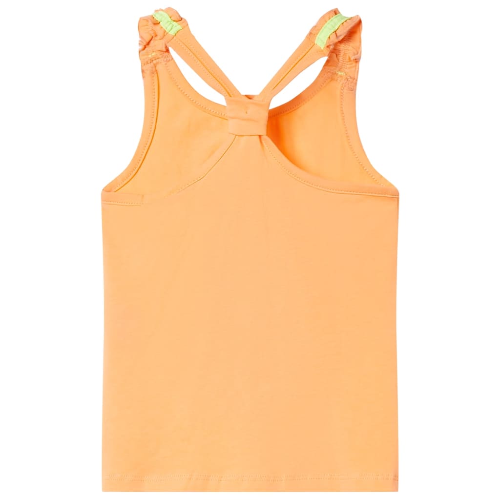 Tanktop til børn str. 104 orange