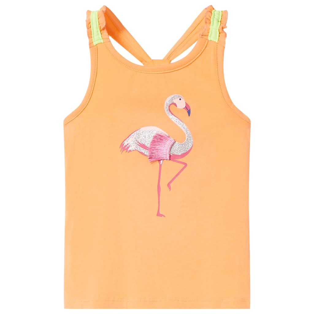Tanktop til børn str. 116 orange