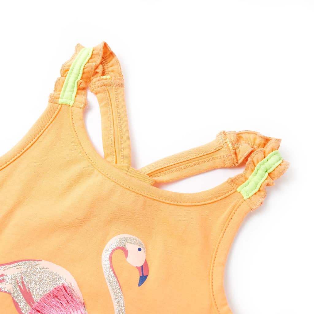 Tanktop til børn str. 116 orange