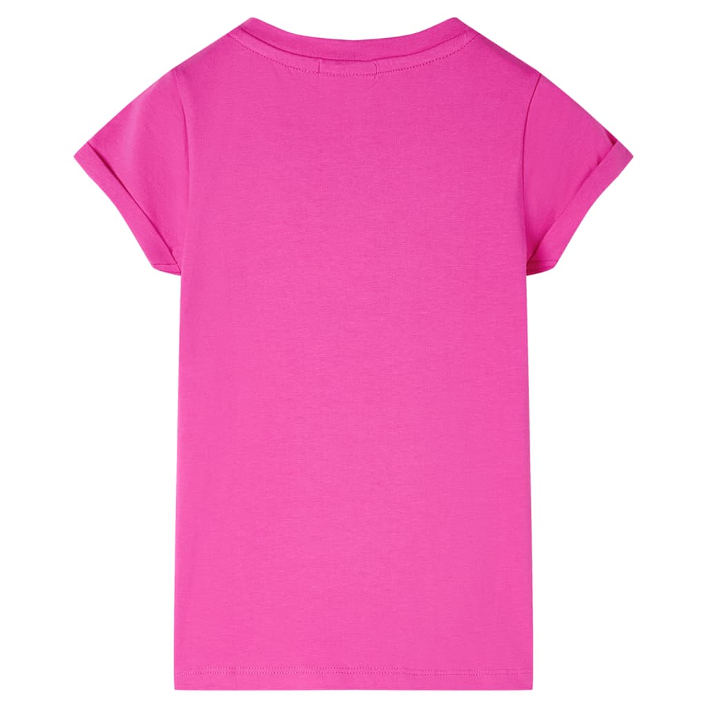 T-shirt til børn str. 116 pink