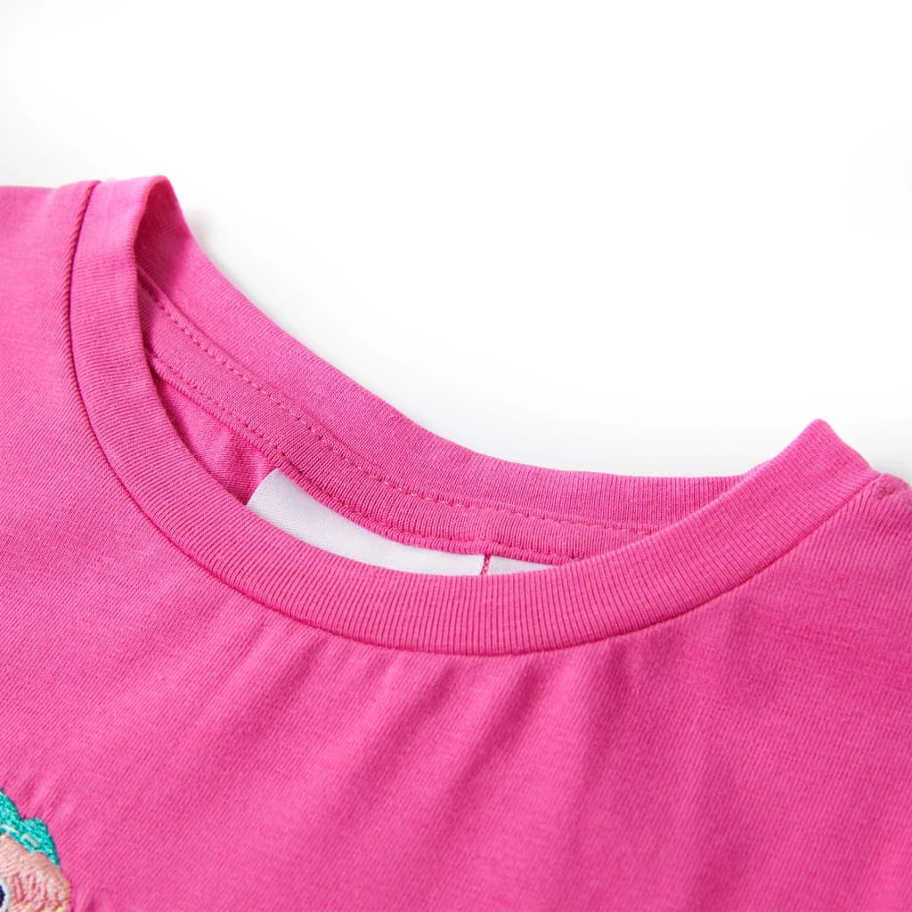 T-shirt til børn str. 116 pink
