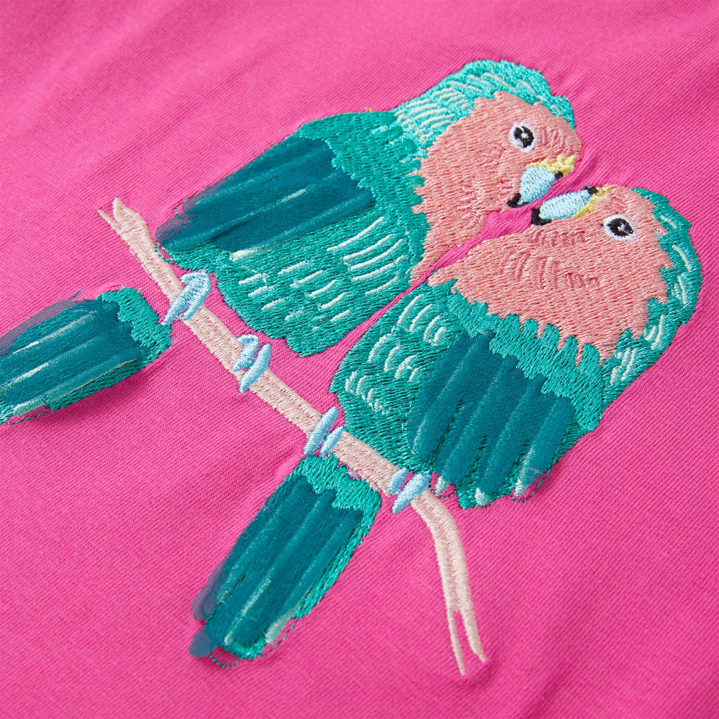 T-shirt til børn str. 128 pink