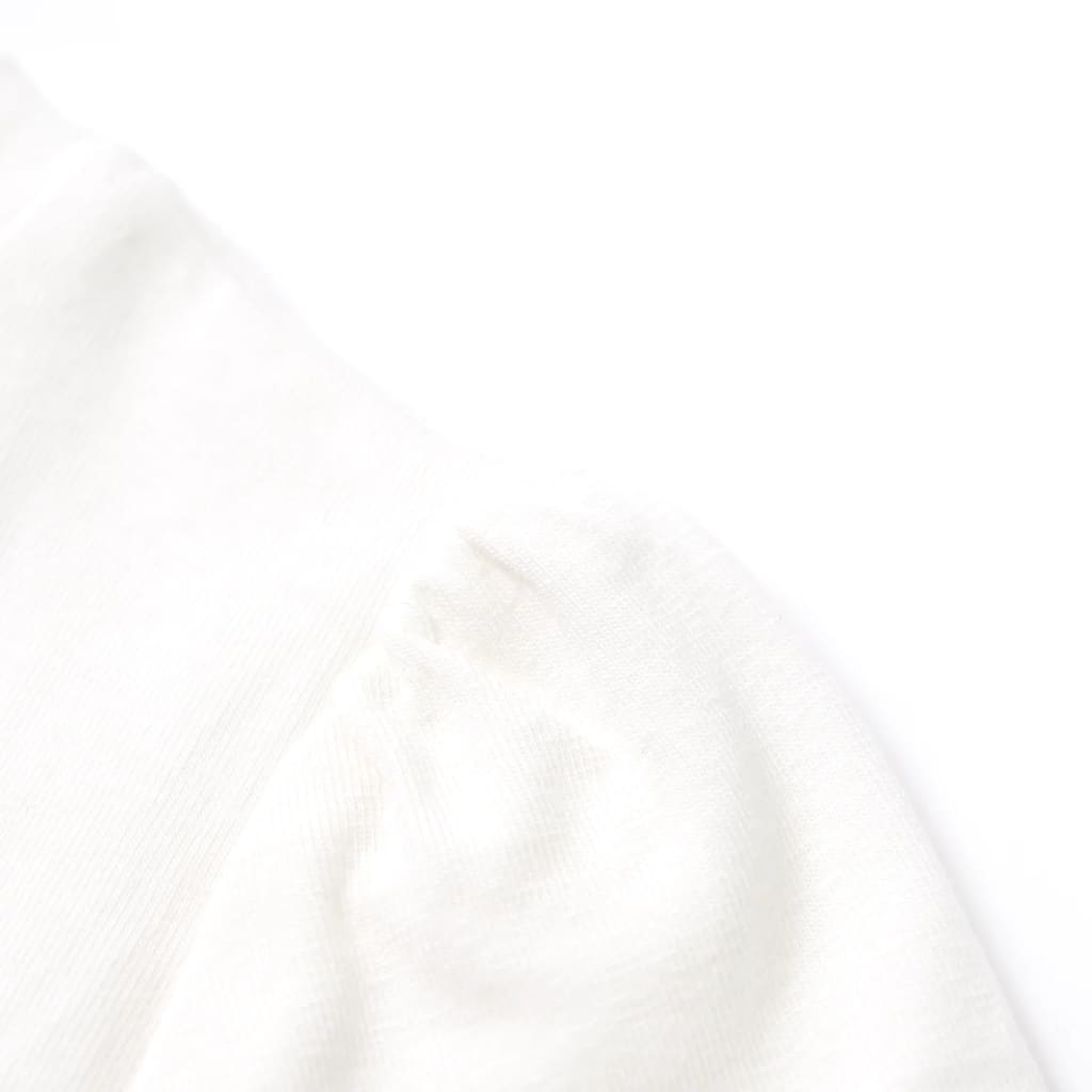 T-shirt til børn str. 140 ecrufarvet