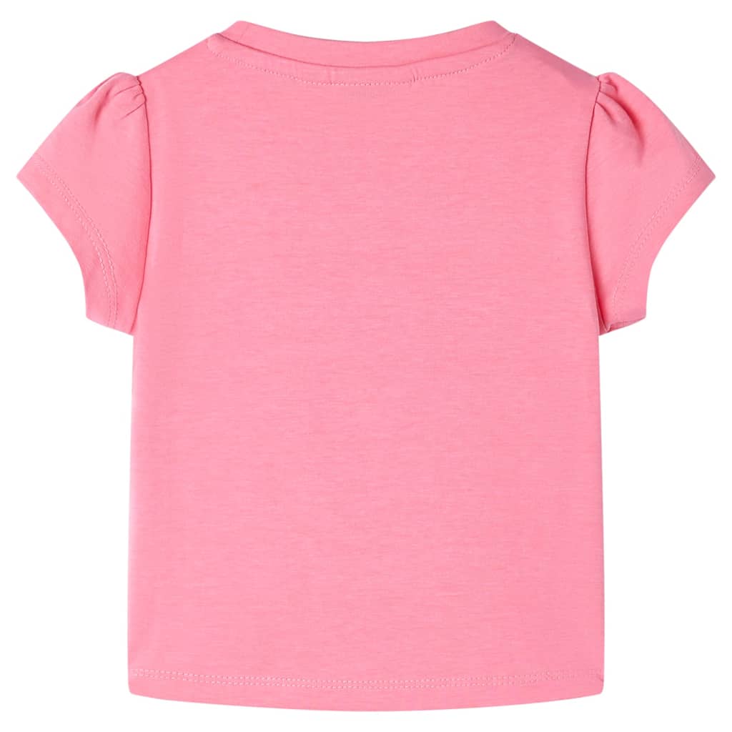 T-shirt til børn str. 92 lyserød