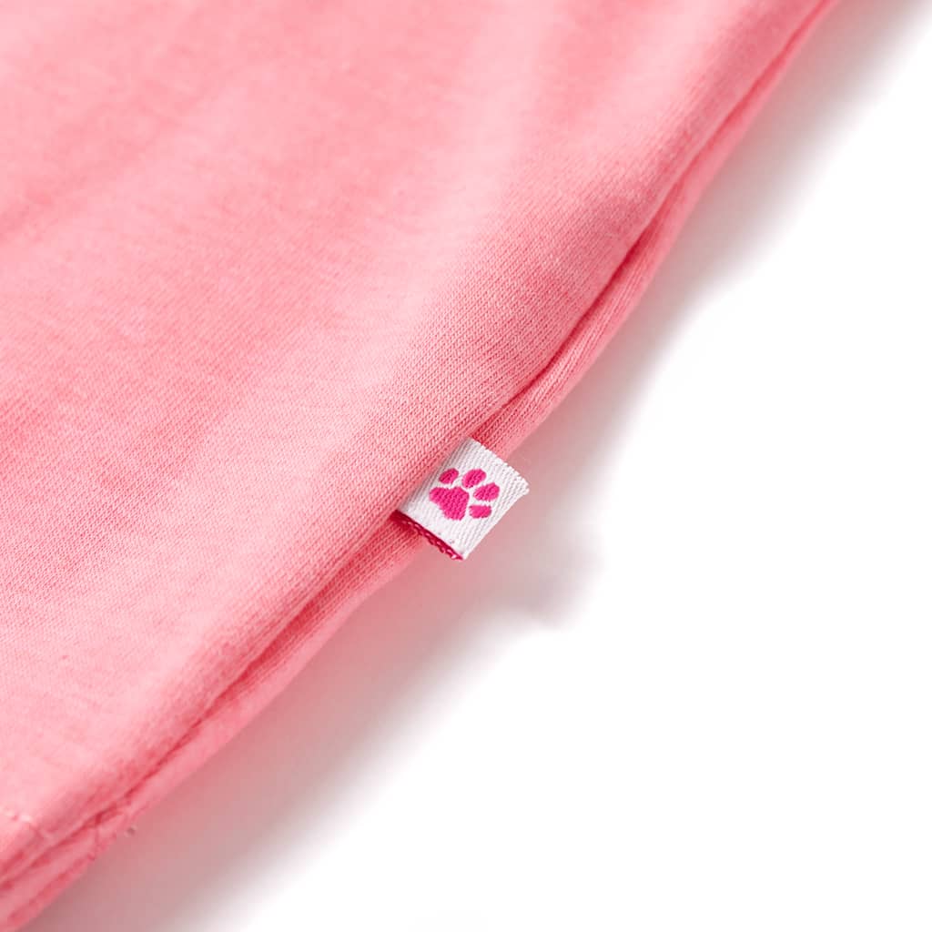 T-shirt til børn str. 92 lyserød