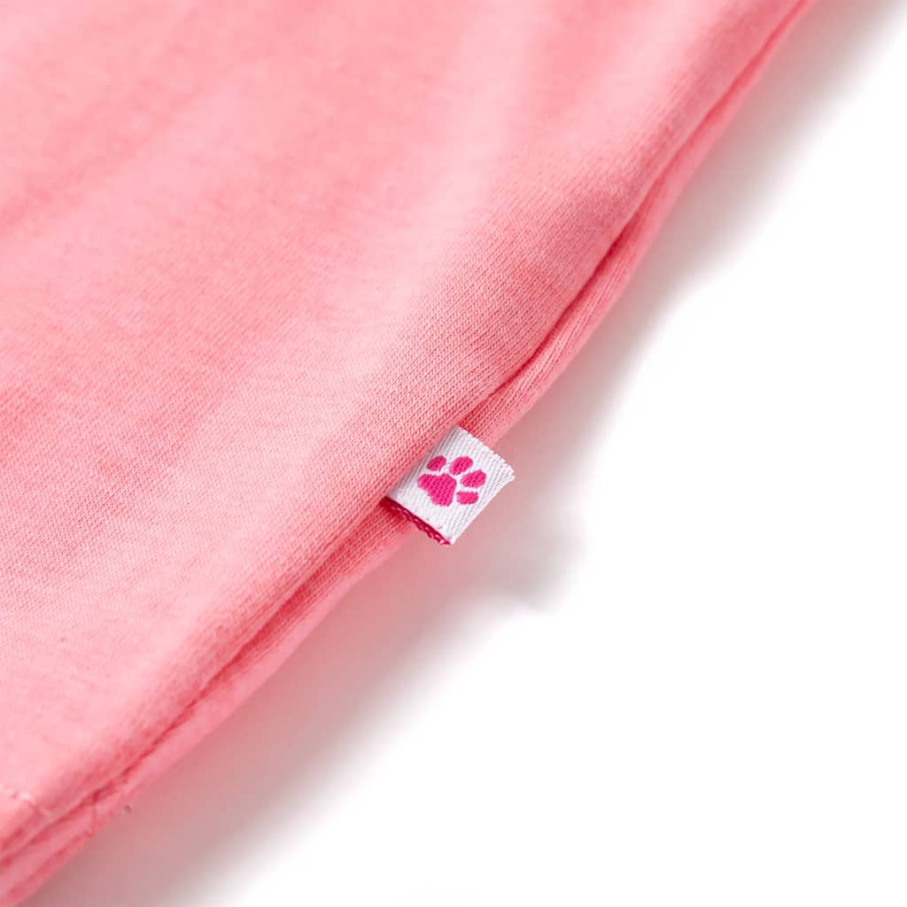 T-shirt til børn str. 116 lyserød