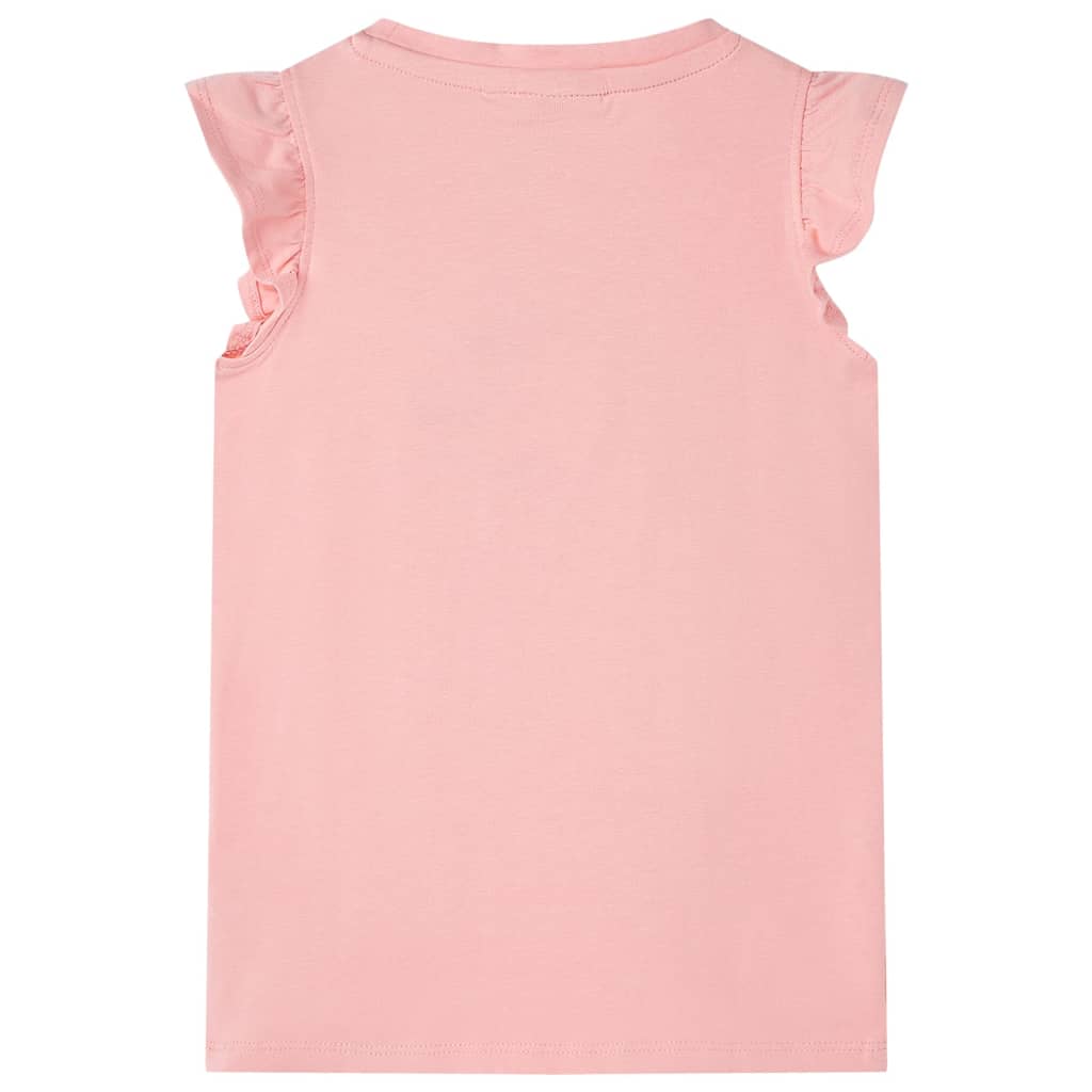 T-shirt til børn str. 116 lyserød