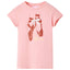T-shirt til børn str. 116 lyserød