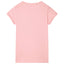 T-shirt til børn str. 116 lyserød