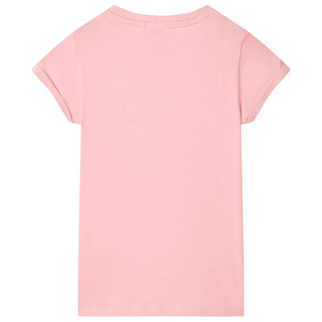 T-shirt til børn str. 116 lyserød