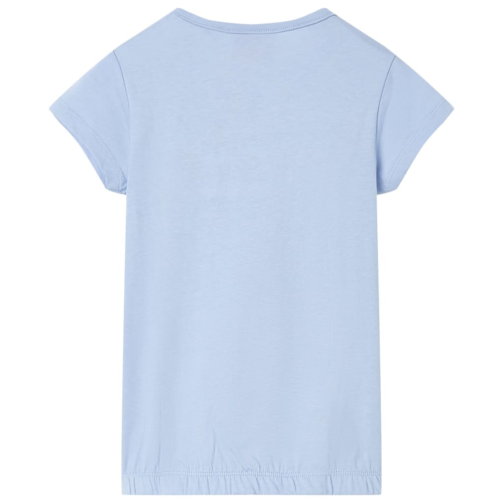 T-shirt til børn str. 92 blå