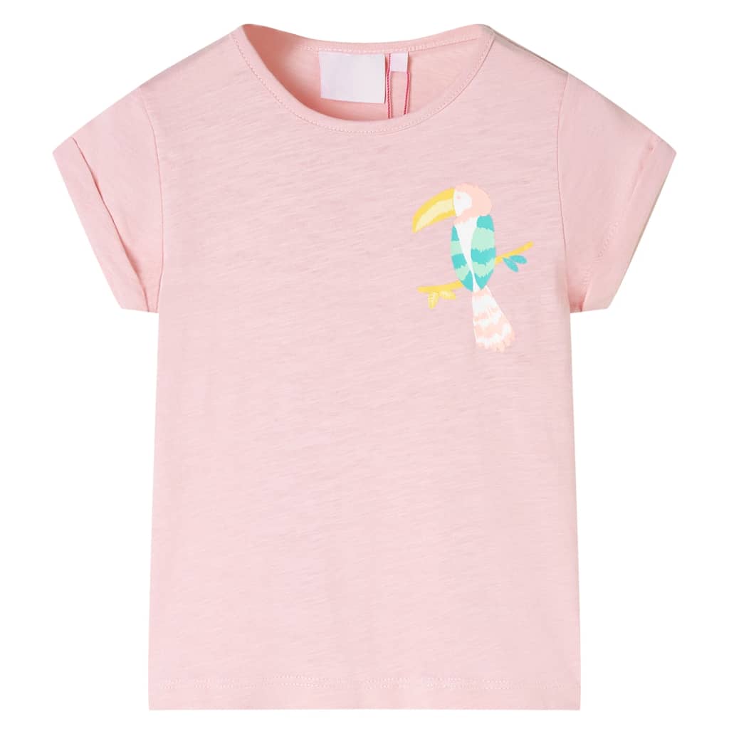 T-shirt til børn str. 140 lyserød