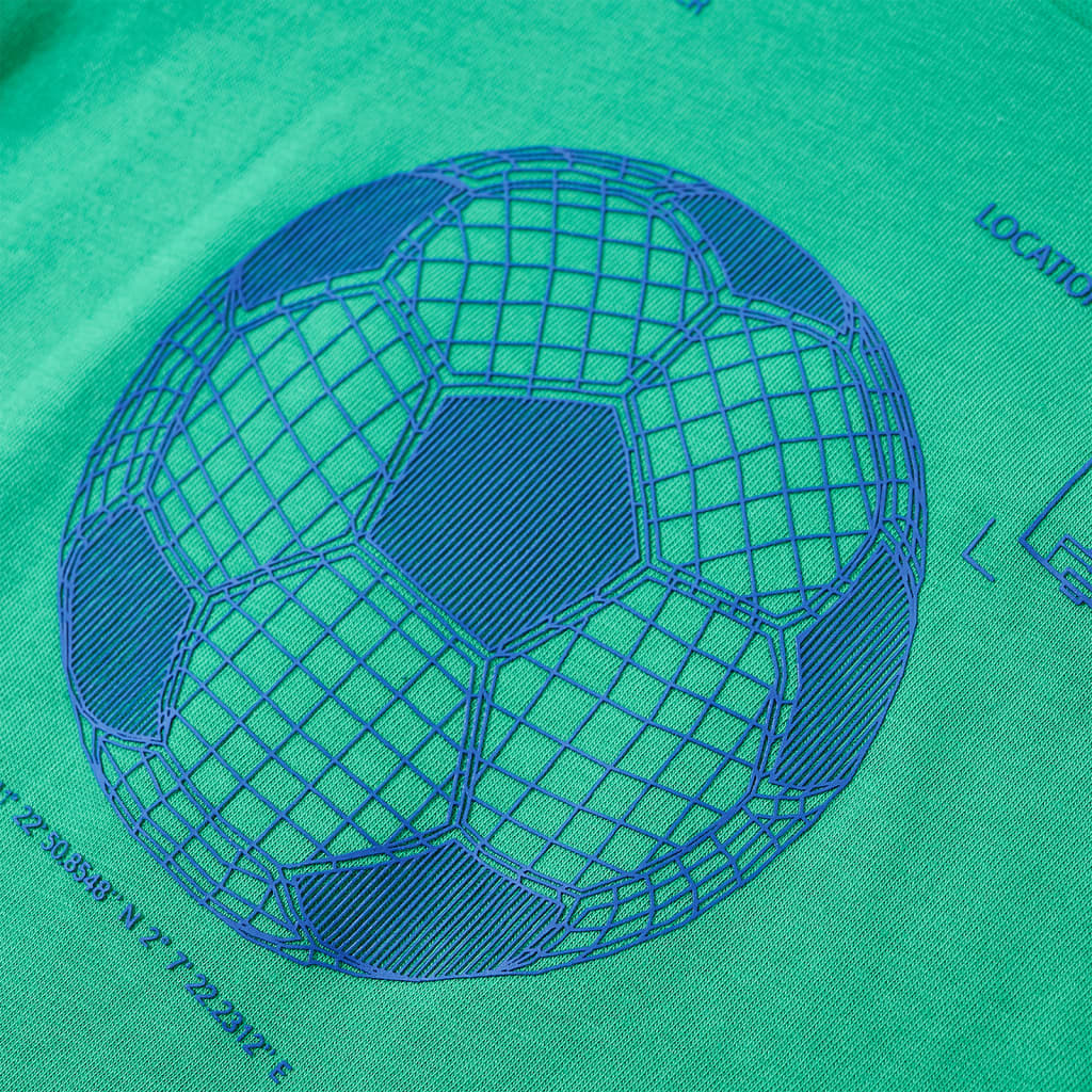 T-shirt til børn str. 116 grøn