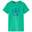 T-shirt til børn str. 128 grøn