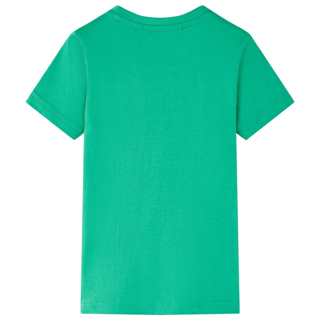 T-shirt til børn str. 140 grøn