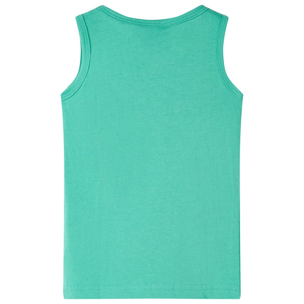 Tanktop til børn str. 128 grøn