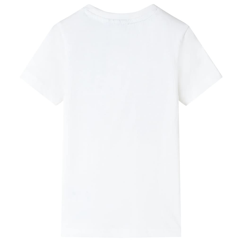 T-shirt til børn str. 92 ecrufarvet