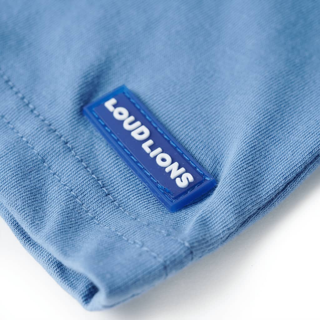 T-shirt til børn str. 128 blå