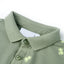 Poloshirt til børn str. 128 khakifarvet