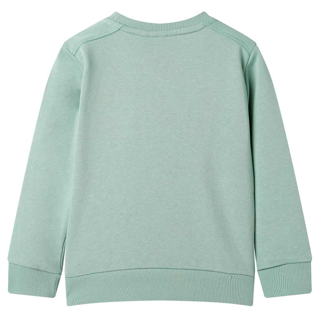 Sweatshirt til børn str. 140 lys kakifarve