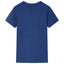 T-shirt til børn str. 116 mørkeblå