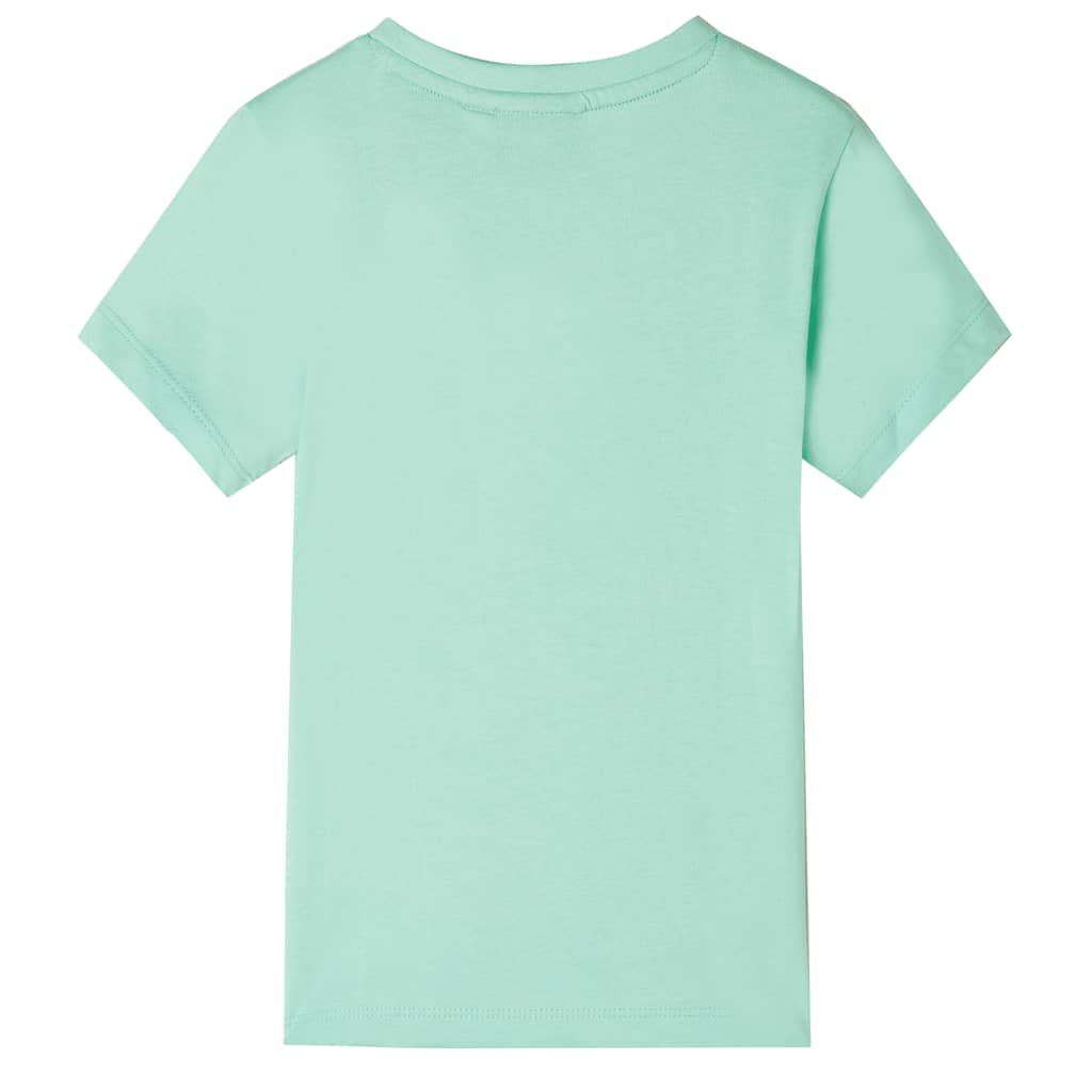 T-shirt til børn str. 128 lysegrøn