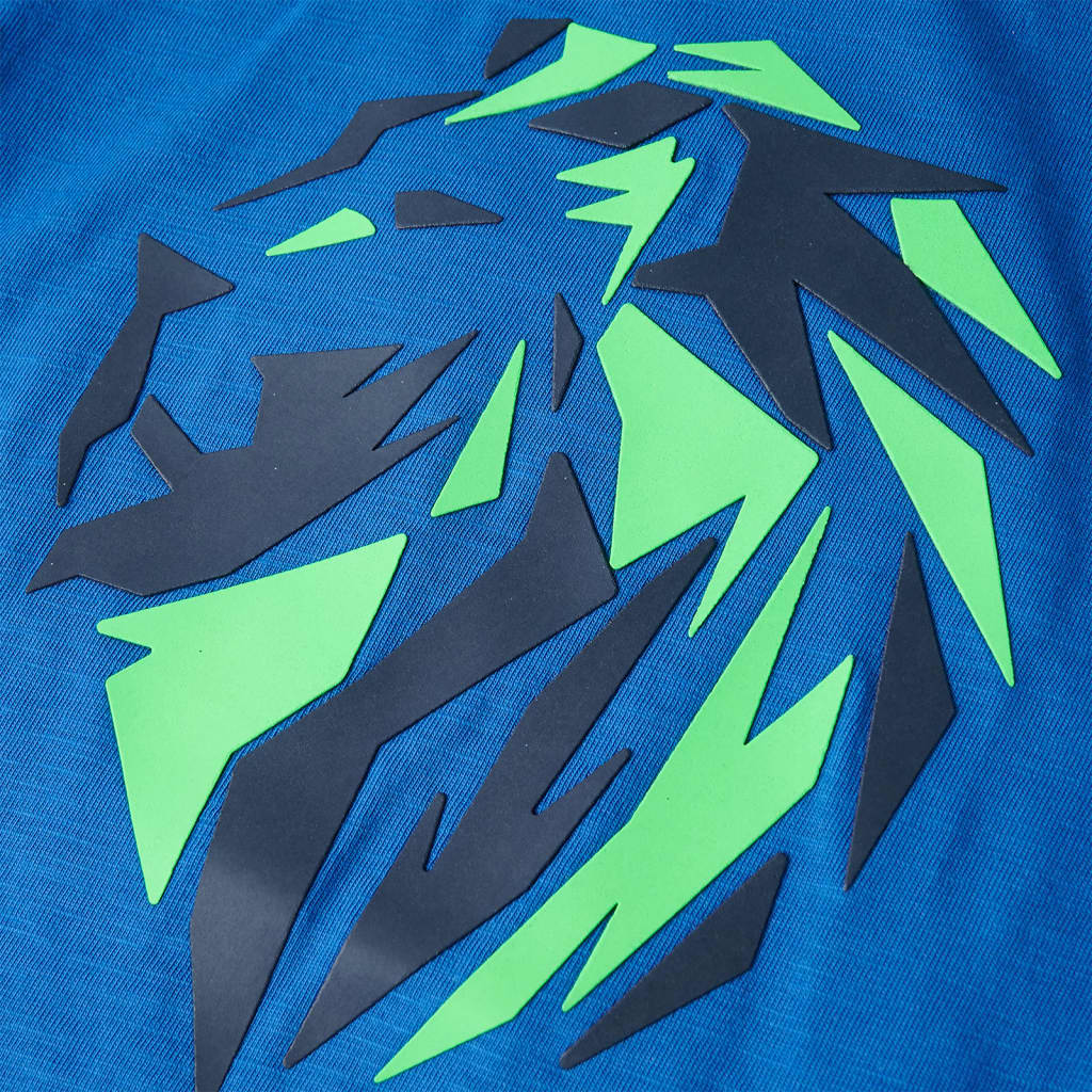 T-shirt til børn str. 104 blå