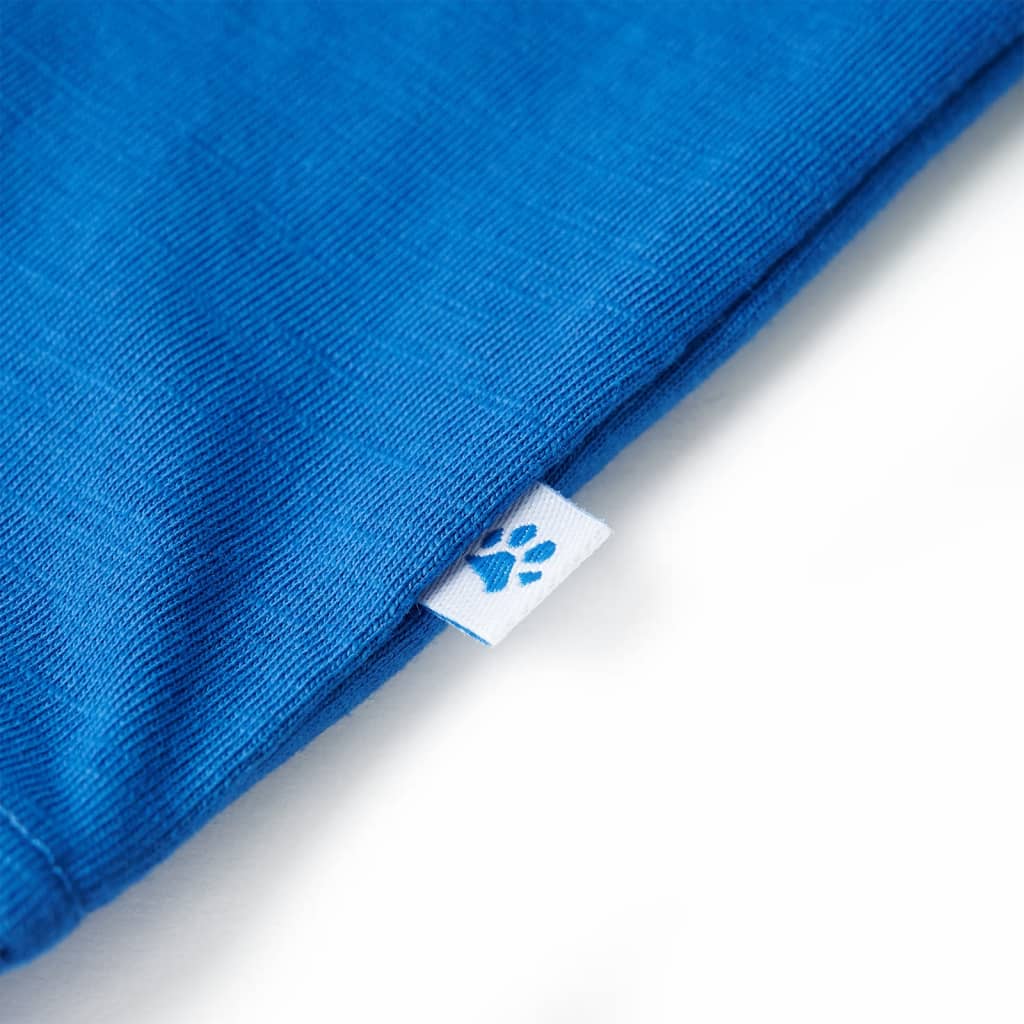 T-shirt til børn str. 104 blå