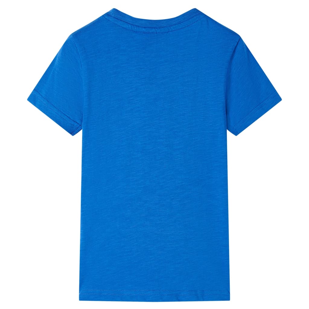 T-shirt til børn str. 116 blå