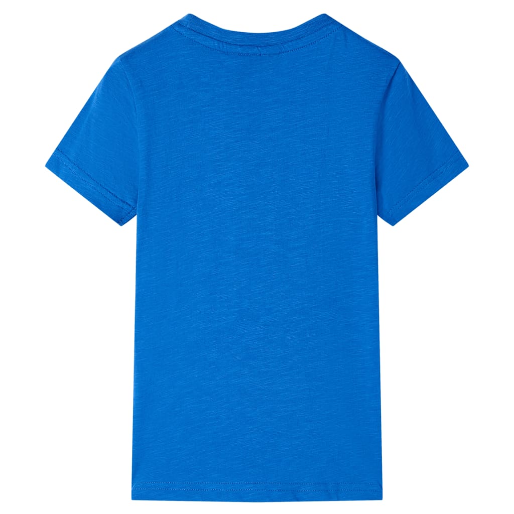 T-shirt til børn str. 128 blå